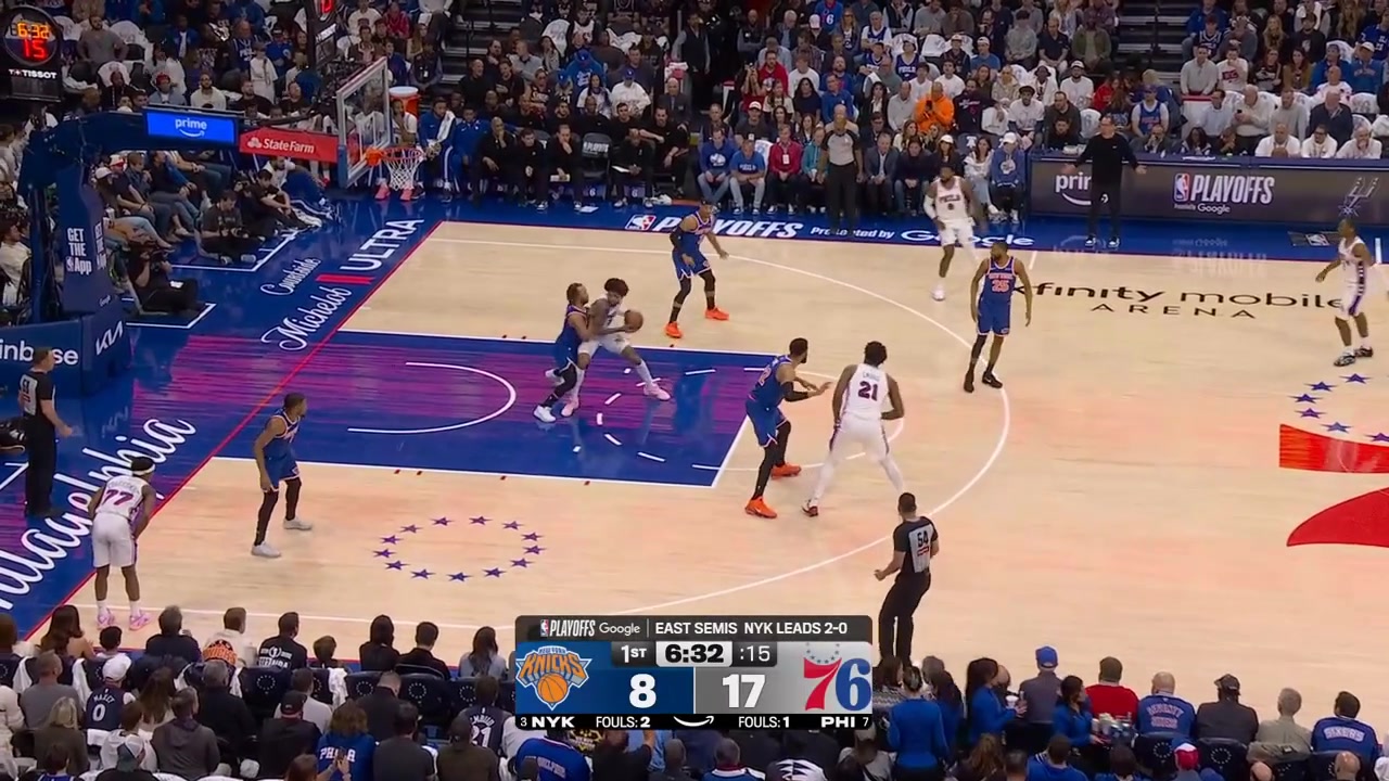 - Kelly Oubre with the Zidane post move on Brunson
