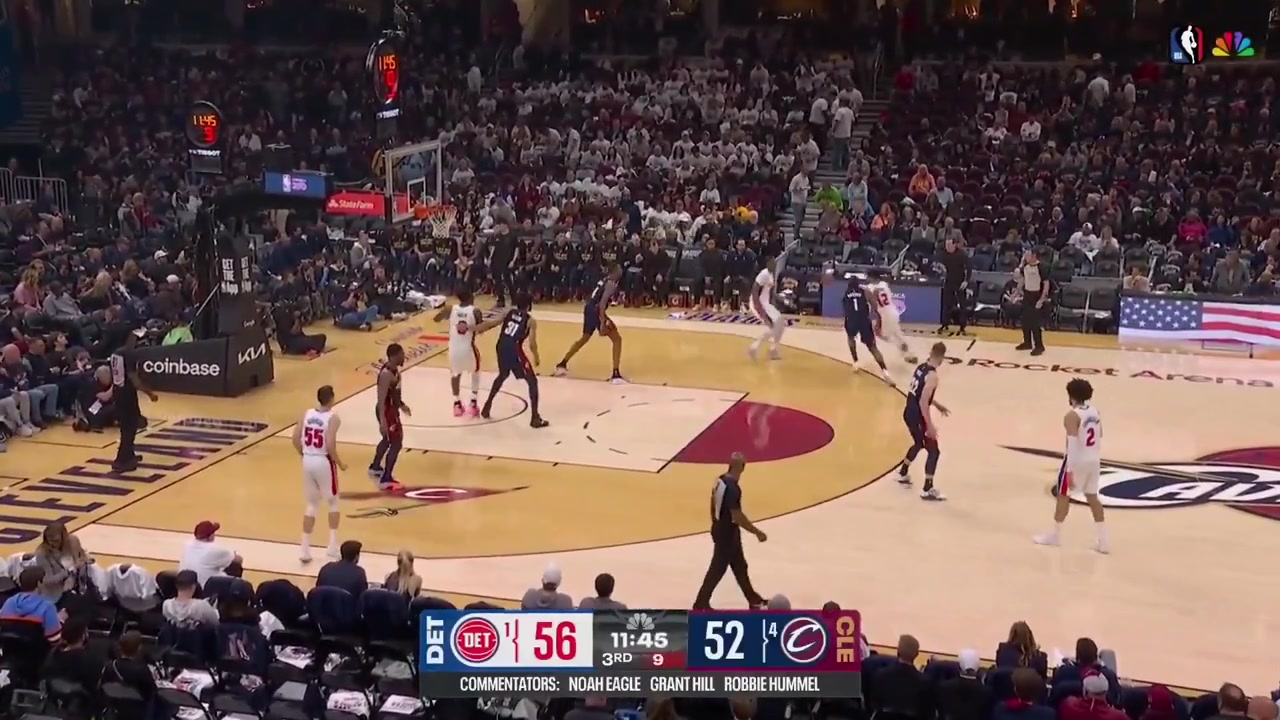 All the possessions in the 22-0 run in 603 minutes by the Cleveland Cavaliers vs Detroit Pistons in game 4 to start the 3rd quarterIt was initially a 23-0 run but they took one point away because Donovan Mitchell stepped on the line on one of his 3s