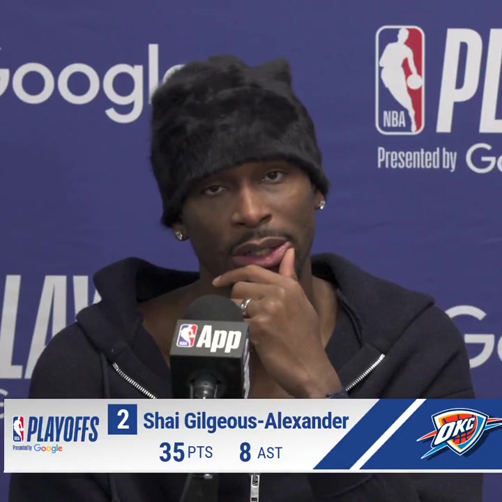SGA on LeBron He was the top of the scouting report all series His size gave us issues at times He was impressive out there I'm not sure we'll see anything like it again His longevity and his greatness for this long via NBA