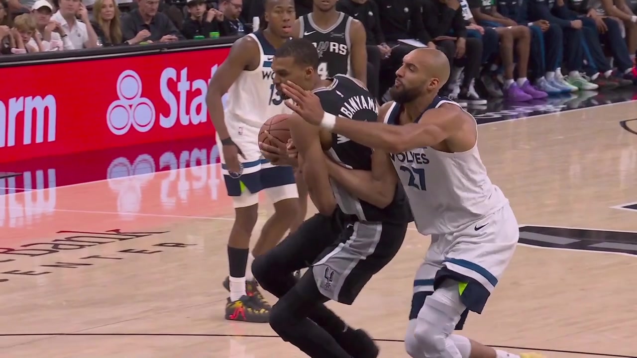 Another replay of Victor Wembanyama puts Rudy Gobert in a spin cycle