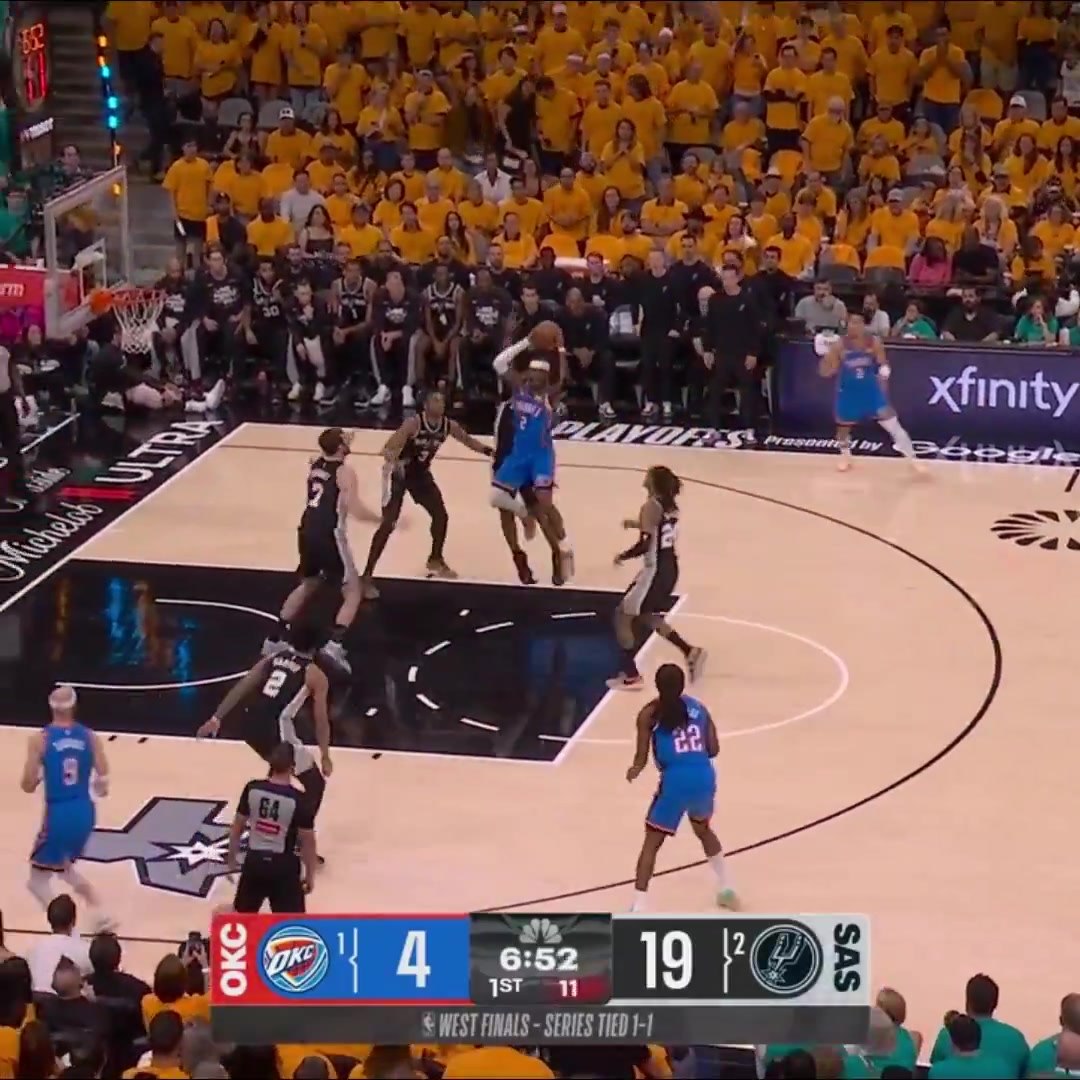 All 12 of Shais assists in last nights game vs San Antonio