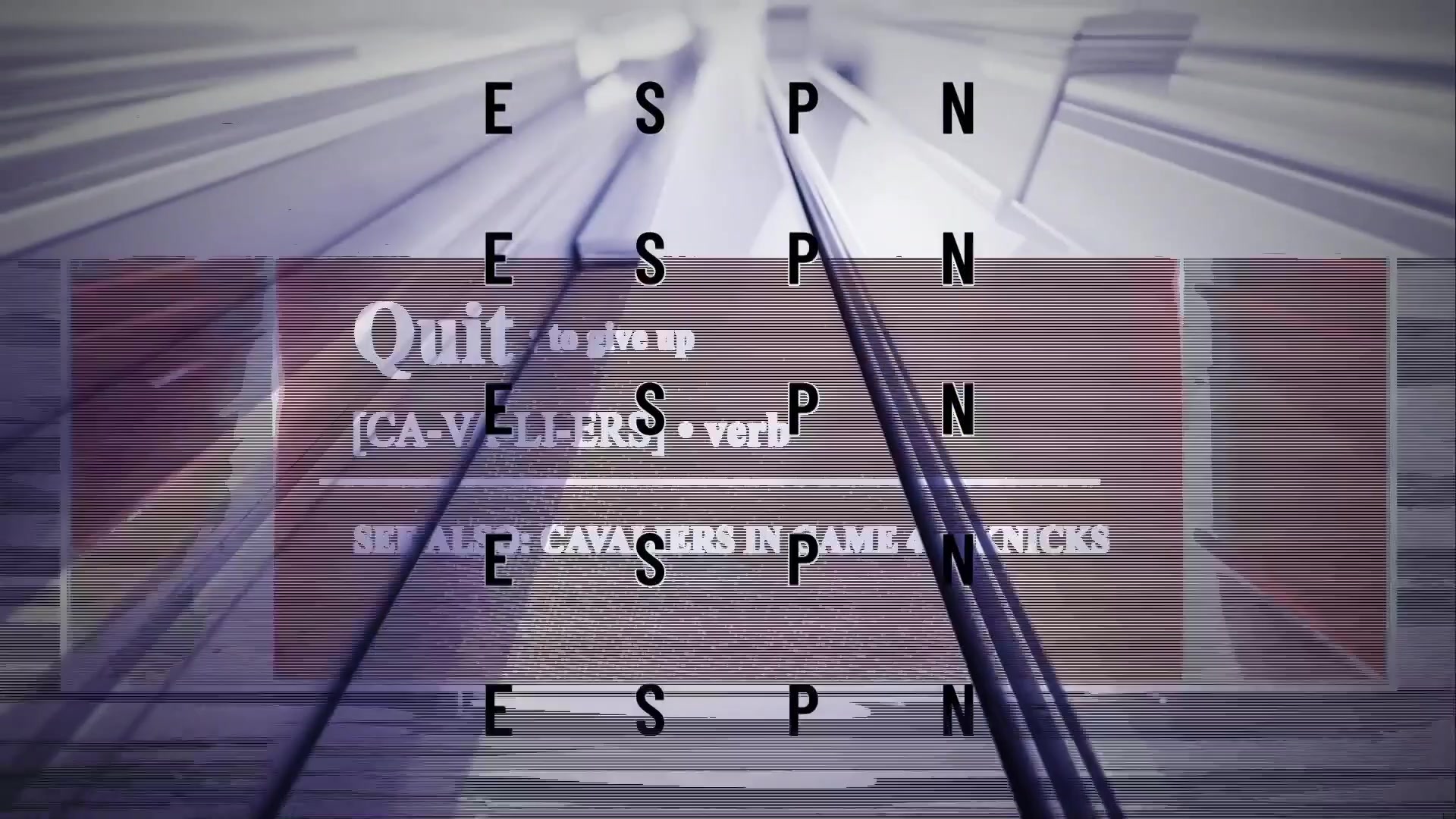 Inside the NBA mock the Cavaliers with the definition of the word 'Quit'