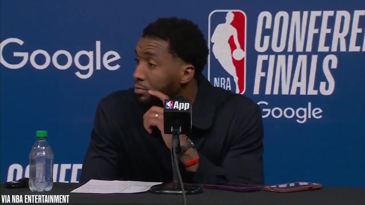 SNY Donovan Mitchell Y'all asked me 1000 times if we were tired I can't tell you yes But we did this to ourselves Not an excuse they're a hungry team They beat us swept us I don't want to diminish that But we didn't give ourselves a chance because we didn't handle business