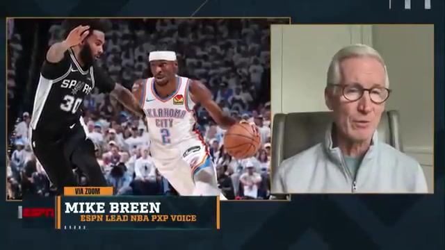 Mike Breen on SGA Does Shai sell calls sometimes Absolutely but so do 287 other players in the NBA It's a strategy to win When they weren't a contender nobody complained He drives to the basket more than any other player