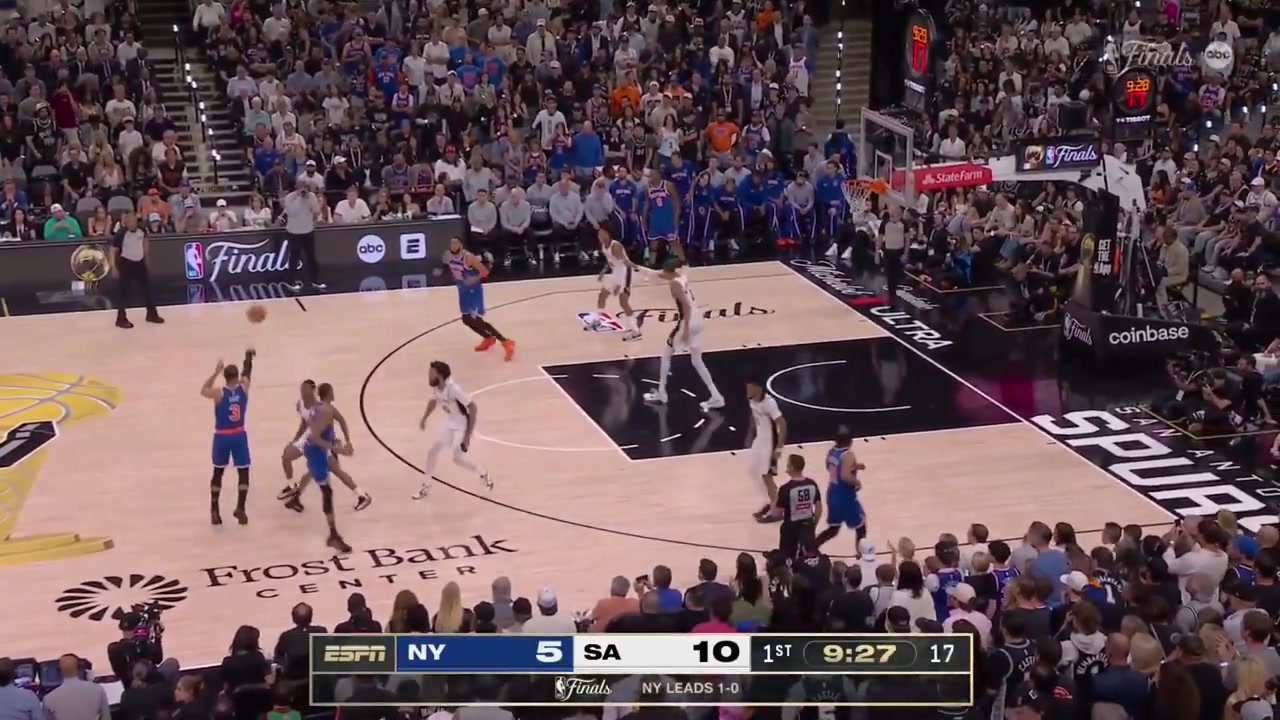 OG Anunoby full highlights vs San Antonio Spurs 105-104 W - Game 2 - 2026 NBA Finals17 Points on 510 FG 25 from 3 55 FT 4 Rebounds 3 Assists ZERO turnovers 2 Steals 2 Blocks 4 PF and a - of -9 in 3648 minutes played