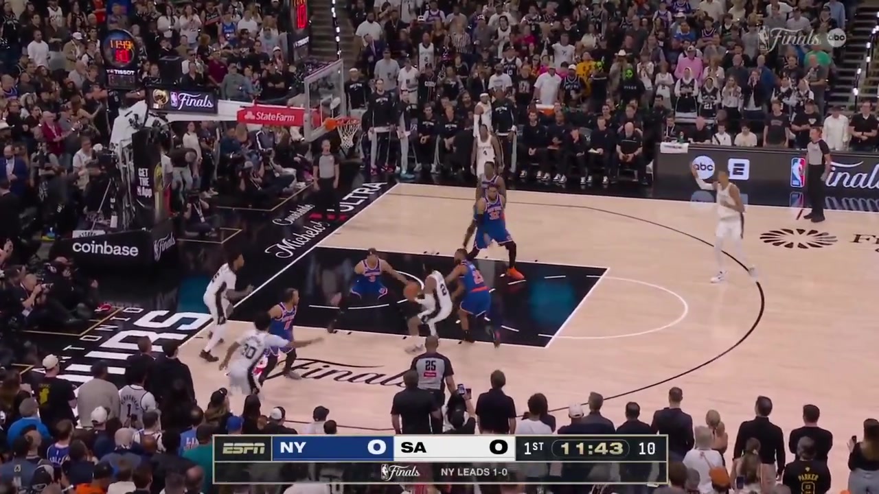 Devin Vassell full highlights vs New York Knicks 105-104 L - Game 2 - 2026 NBA Playoffs14 Points on 49 FG 444 37 from 3 429 33 FT 9 Rebounds 5 Assists ZERO turnovers 1 Block 2 PF and a - of 6 in 3803 minutes played