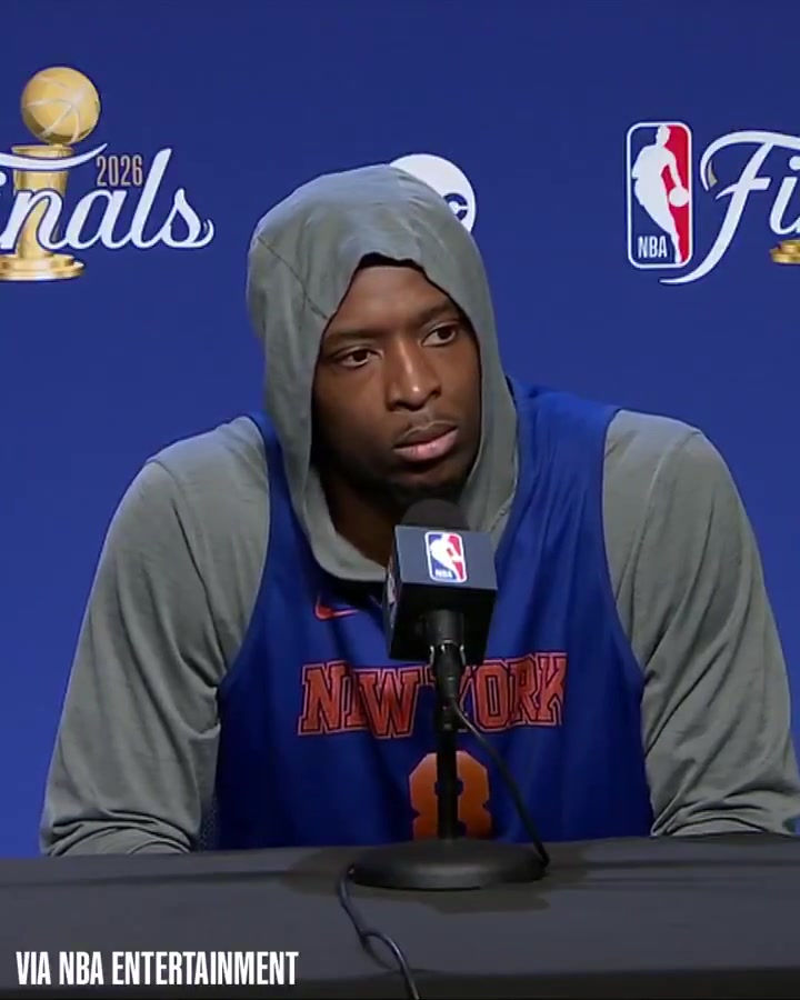 OG Anunoby is asked about the President attending Game 3 at MSG Hell just be there watching the game Were going to go as usual play our game Try to win the game