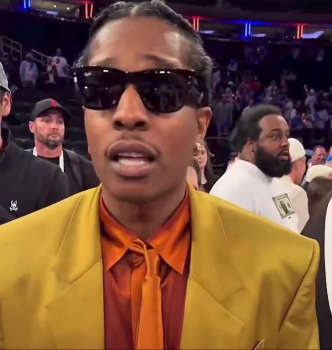 AAP Rocky says he was the goodluck charm for the Knicks