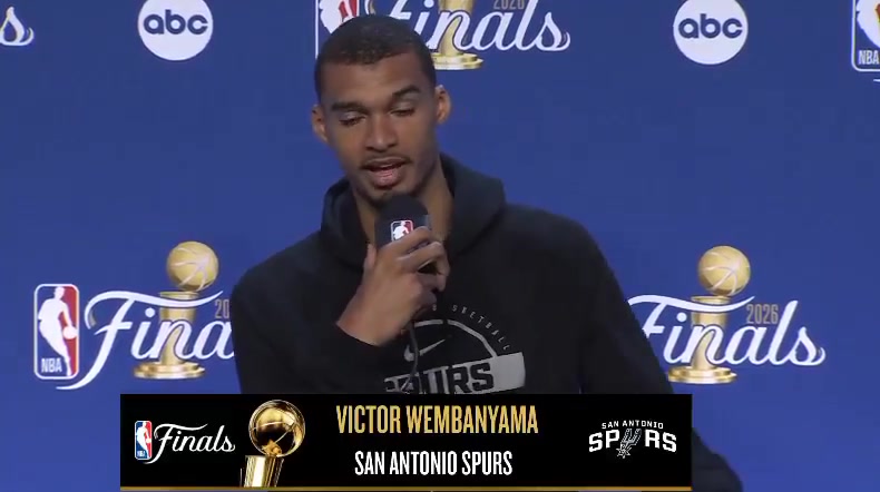 Victor Wembanyama on getting an egg thrown at him It doesn't bother me
