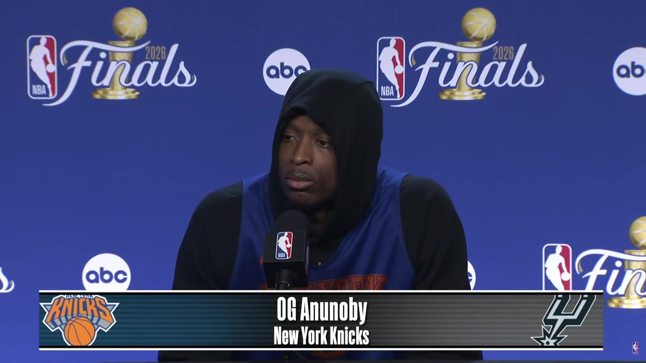 OG Anunoby on June 11th 2026 becoming Ogugua Anunoby Appreciation Day in Manhattan New York and what it means to him on top of feeling cool and excited I mean it is amazing It is really cool It is really exciting It's special It's amazing