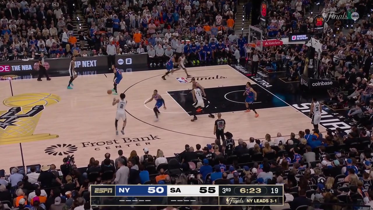 Dylan Harper hits the jumper off the timeout to give him 15 points