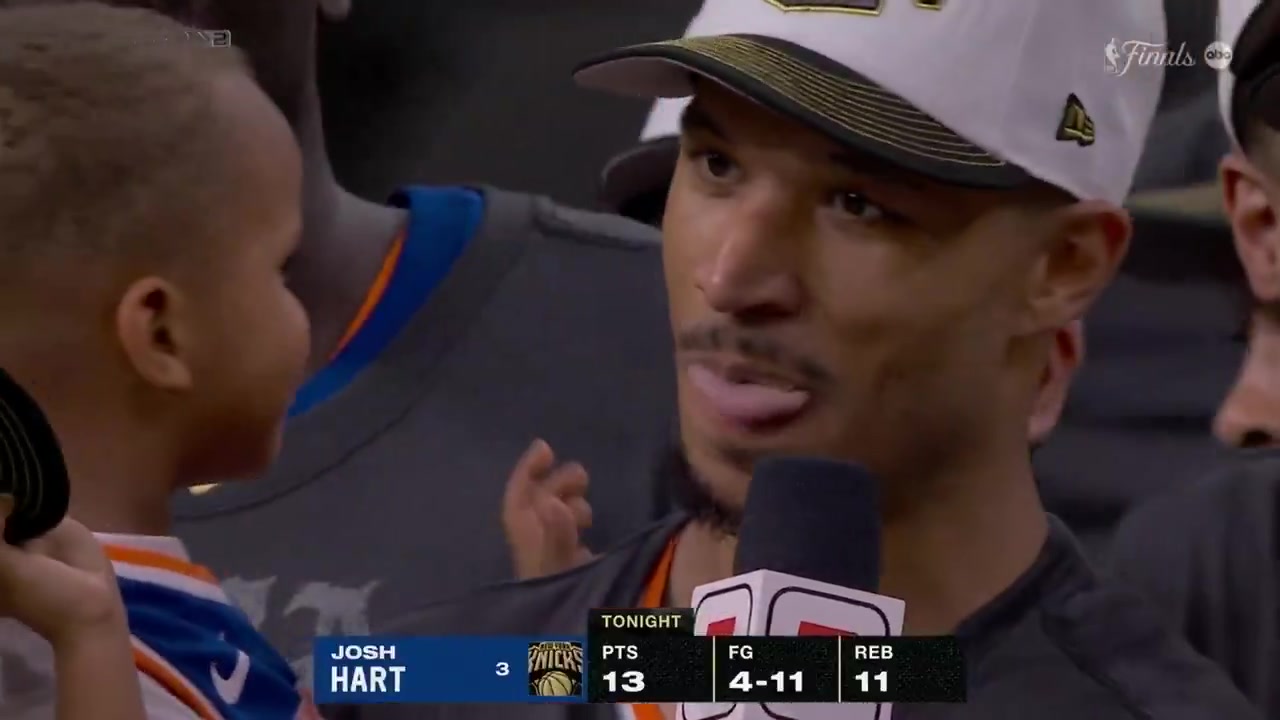 Josh Hart references the Mikal Bridges trade that sent out four unprotected first-round picks and two first-round picks swaps Forget them picks