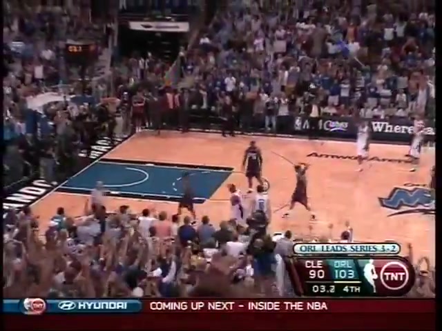 Here's young lebron refusing to shake hands and going to the locker room