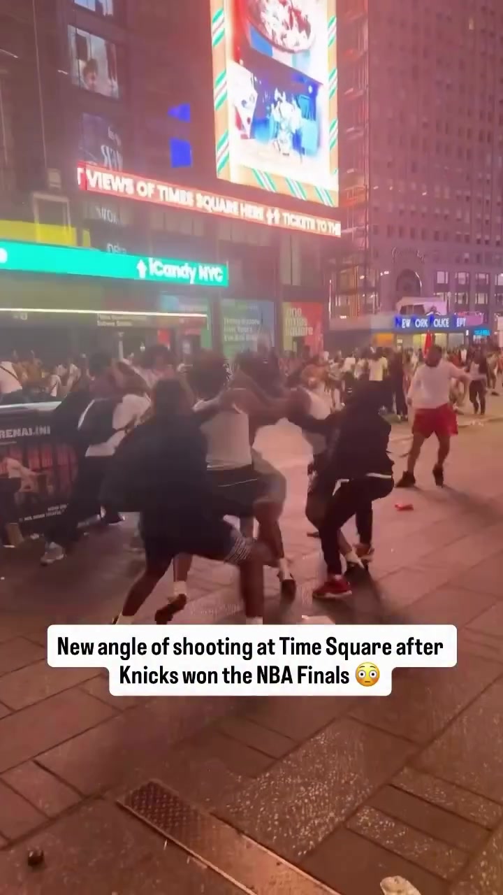 Shots Fired in Times Square After Knicks Won Championship