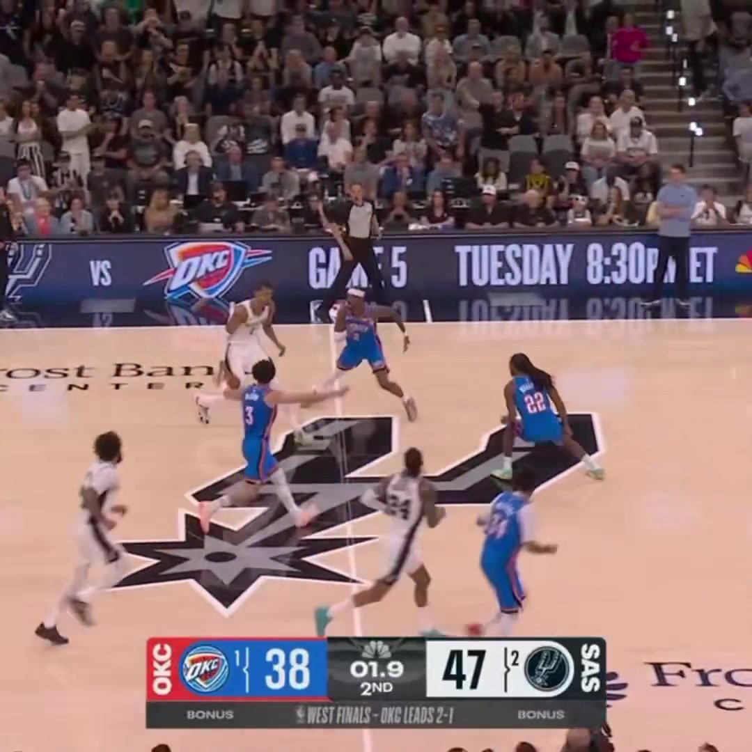 Victor Wembanyama first playoff run tape