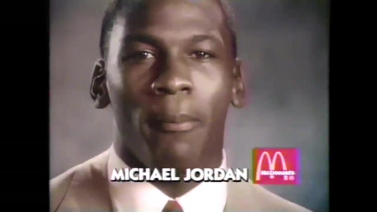 Michael Jordan 1987 Anti-Drug Public Service Announcement Sponsored By McDonalds