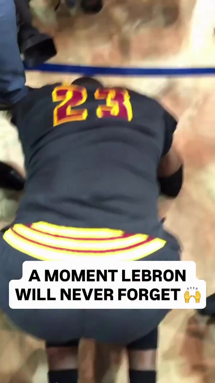 10 Years Ago Today - LeBron James Fell On His Knees In Tears After Coming Back 3-1 To Win Championship
