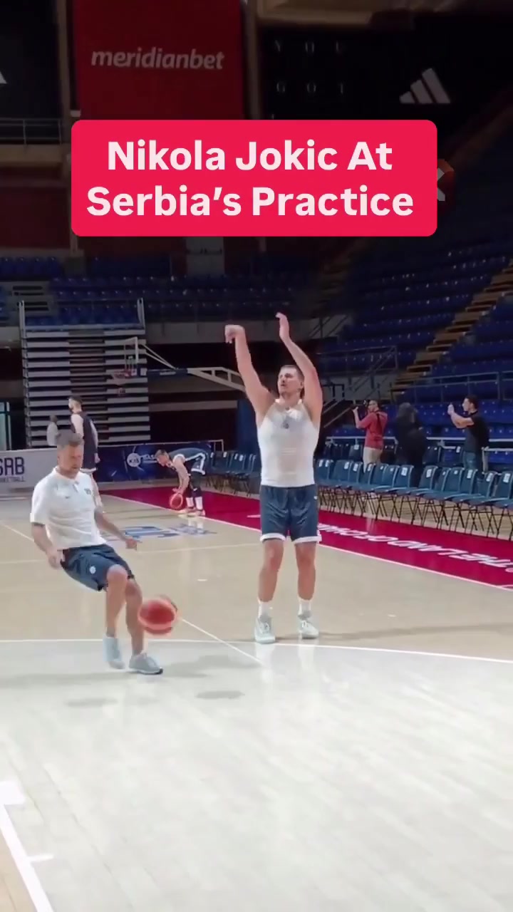 Nikola Jokic looks to be in fantastic shape and putting in work after a 1st round exit Good to see