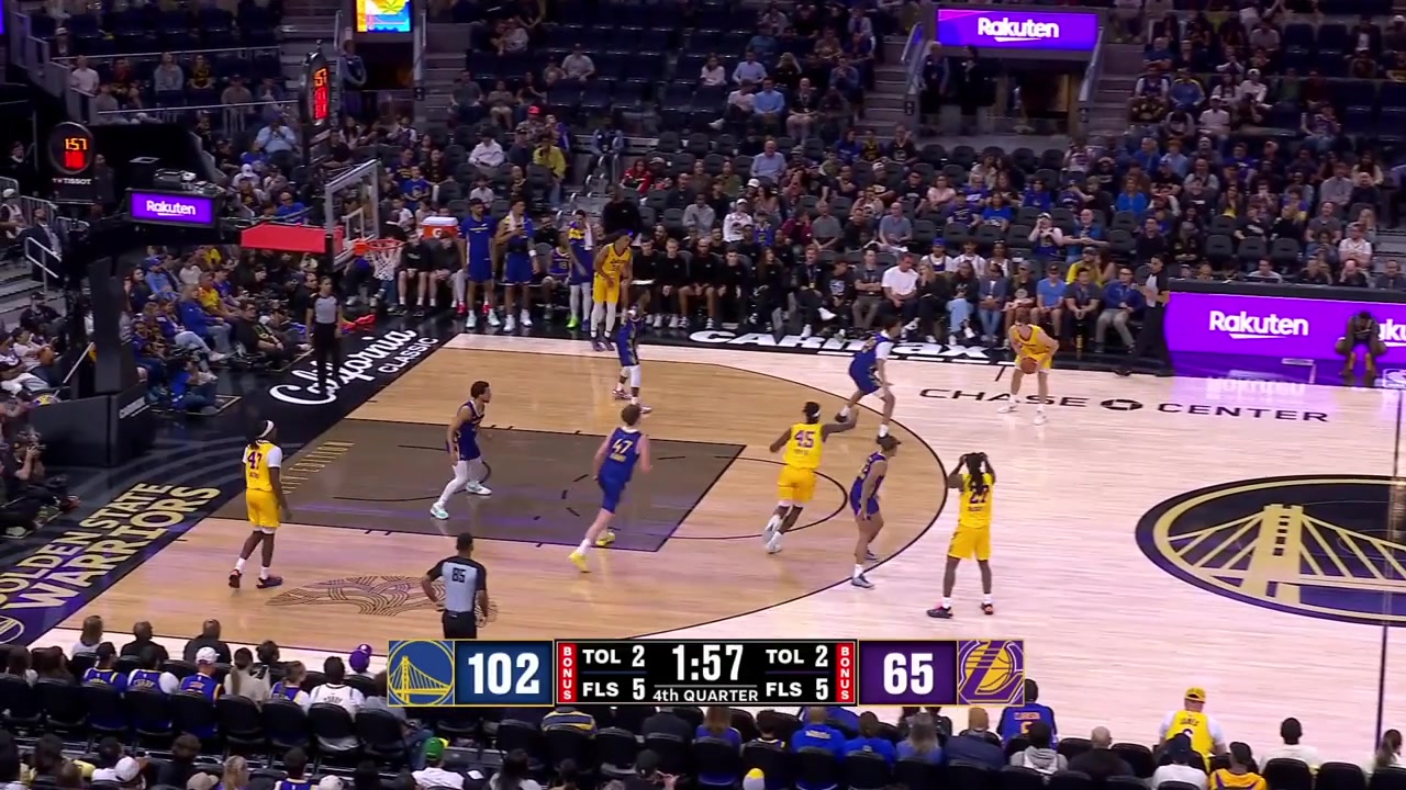 Peter Suder hits the long step back jumper for his first points of the night
