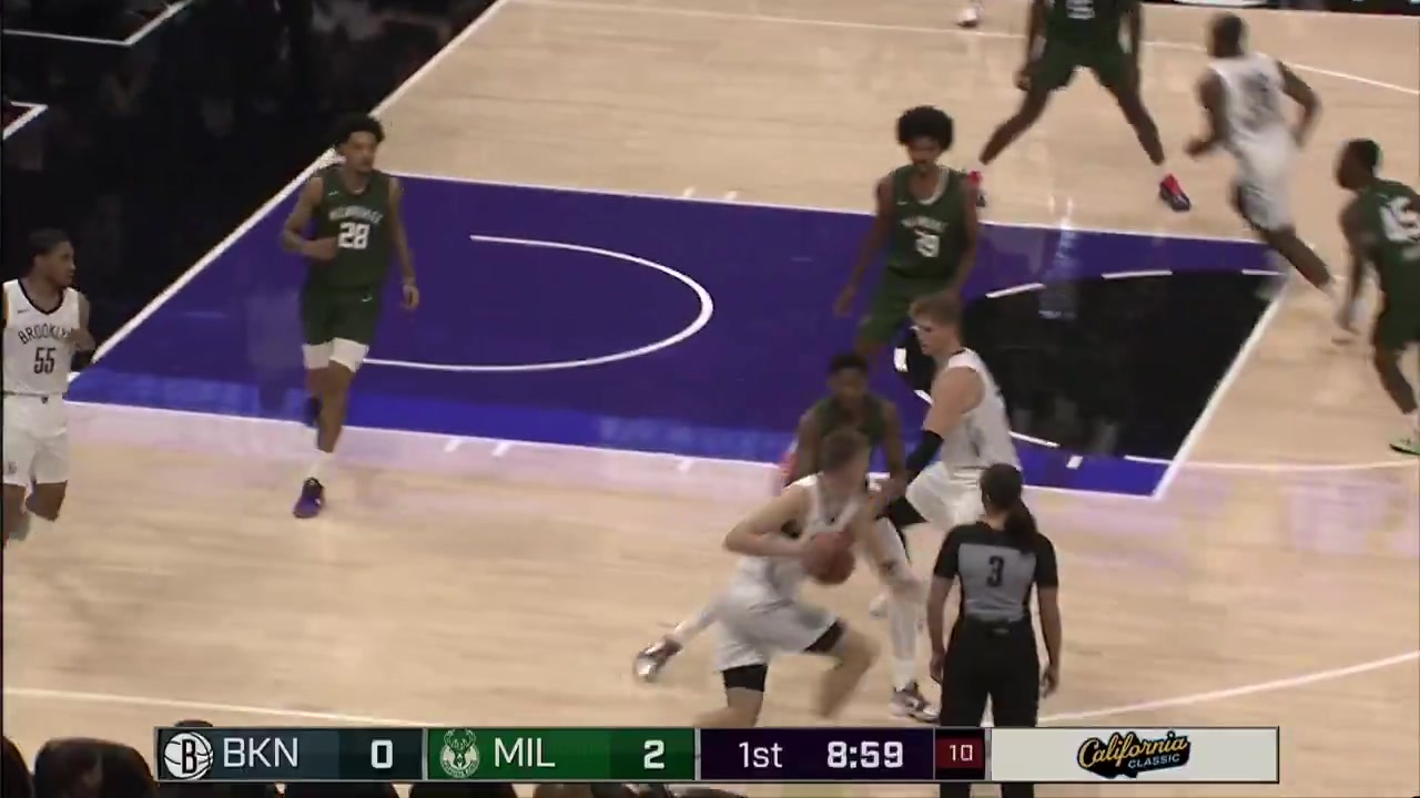 Hunter Sallis full highlights vs Milwaukee Bucks 89-69 W - California Classic Summer League 15 Points on 512 FG 417 35 from 3 600 11 FT 6 Rebounds 6 Assists 3 TOV 1 Steal 2 Blocks 3 PF and a - of 16 in 2607 minutes played