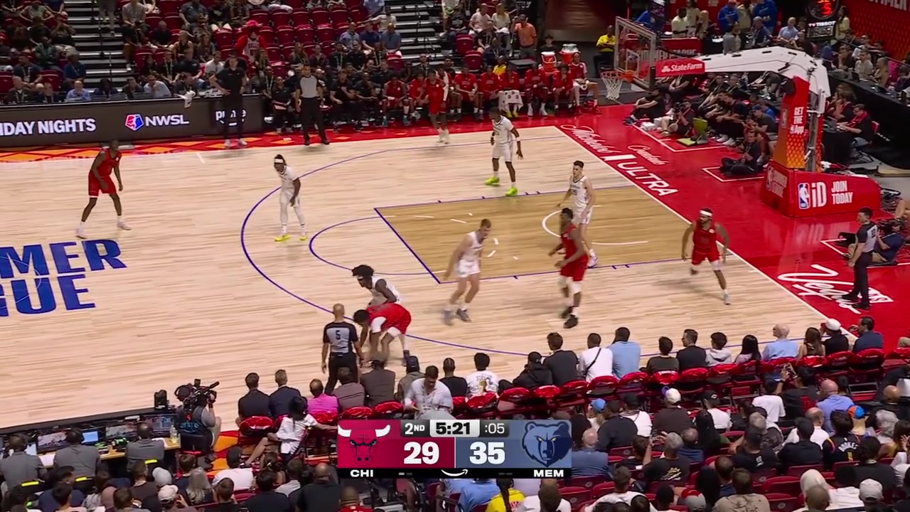 Boo Buie III with his first bucket of the 2026 NBA Summer League