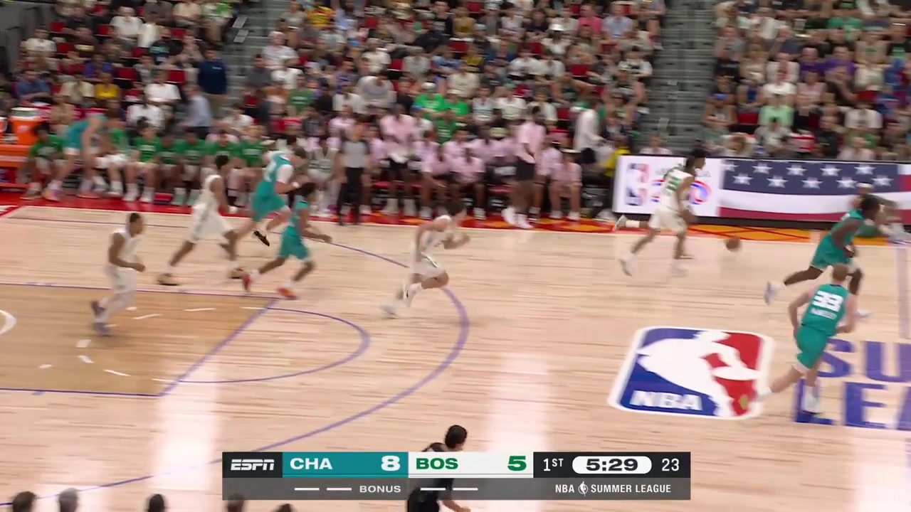 Milos Uzan with the 3-pointer and later on the step back 3 with replays