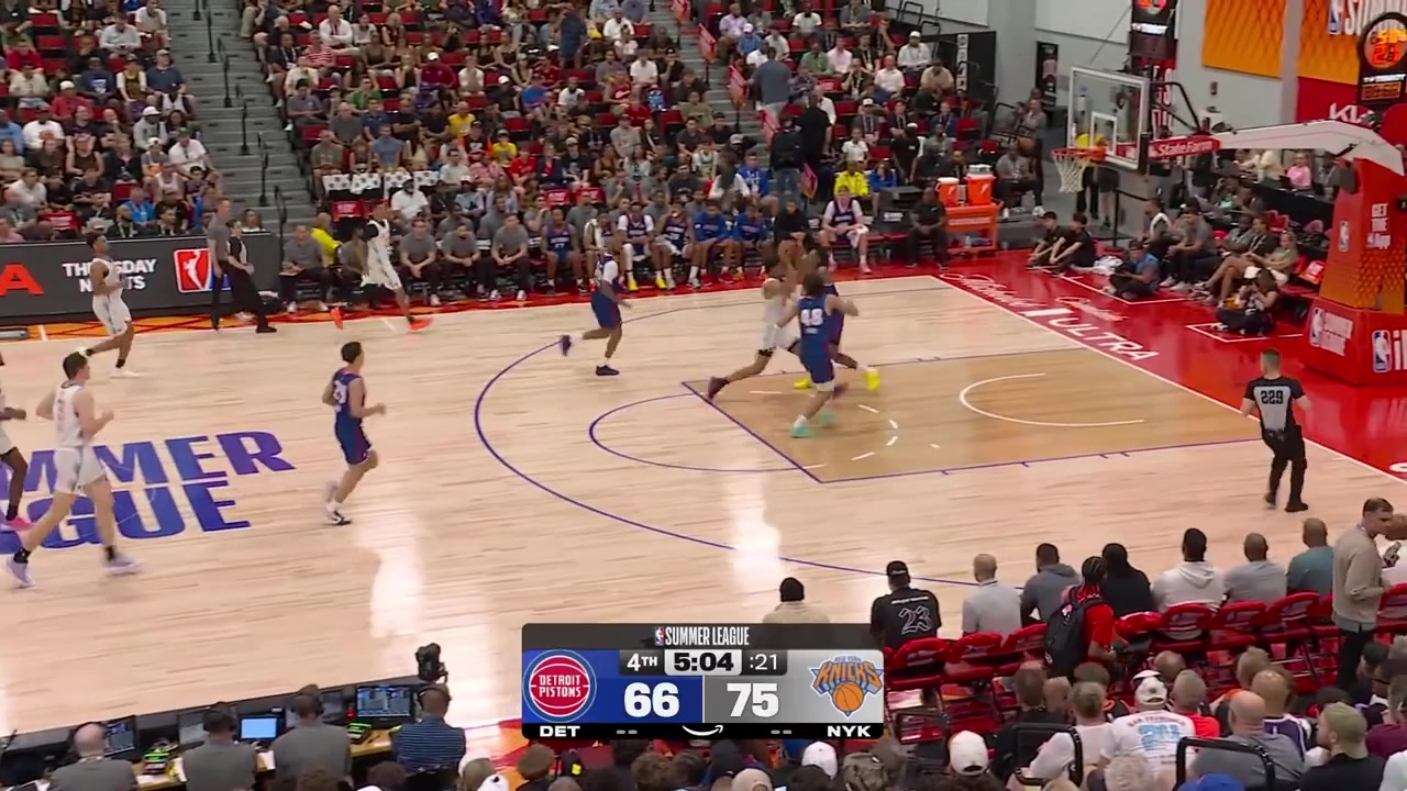 Liam Robbins blocks the fastbreak 3 attempt by Ebuka OkorieHis 4th block of the game
