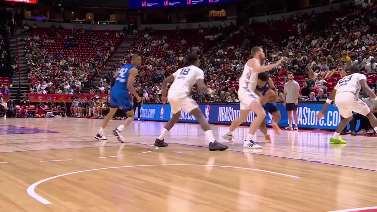 Replays of Kaodirichi Akobundu-Ehiogu highlights from the game vs the Grizzlies