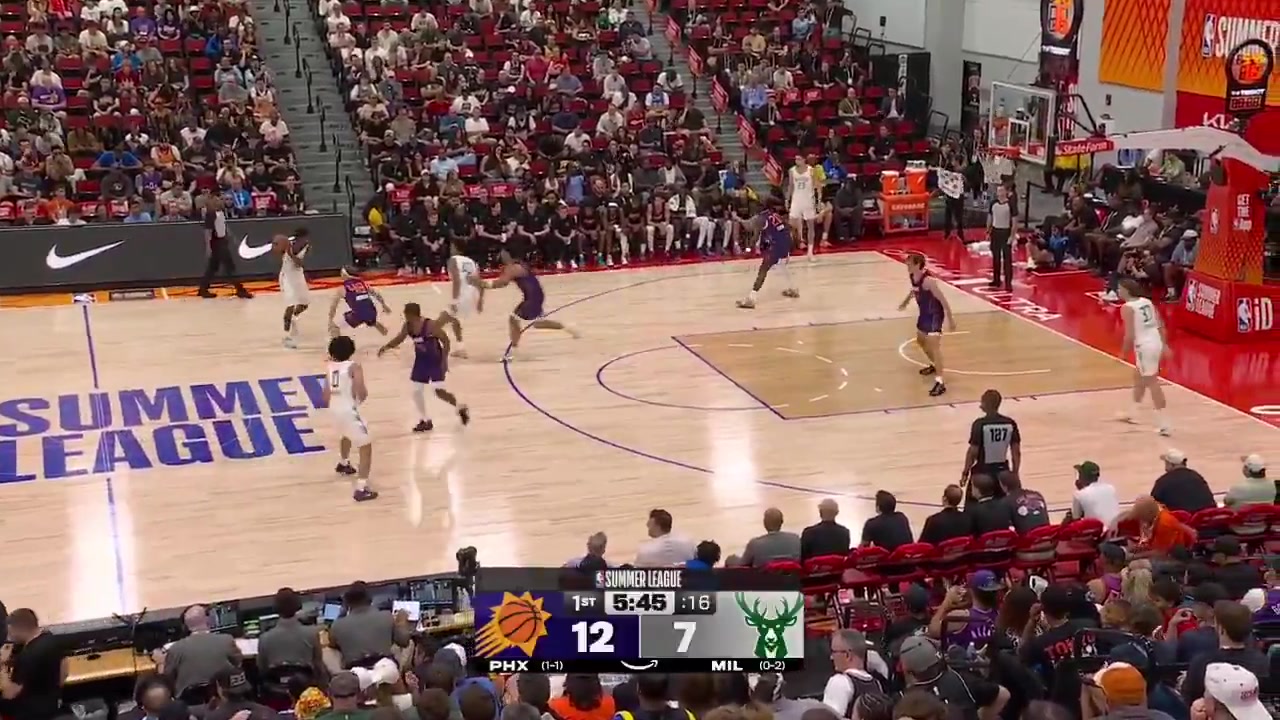Brayden Burries full highlights vs Phoenix Suns last night 95-88 L - Las Vegas Summer League23 Points on 815 FG 533 38 from 3 375 37 FT 429 8 Rebounds 2 Off Rebs 6 Assists 1 TOV 4 Steals 1 Block 3 PF and a - of 4 in 2907 minutes played