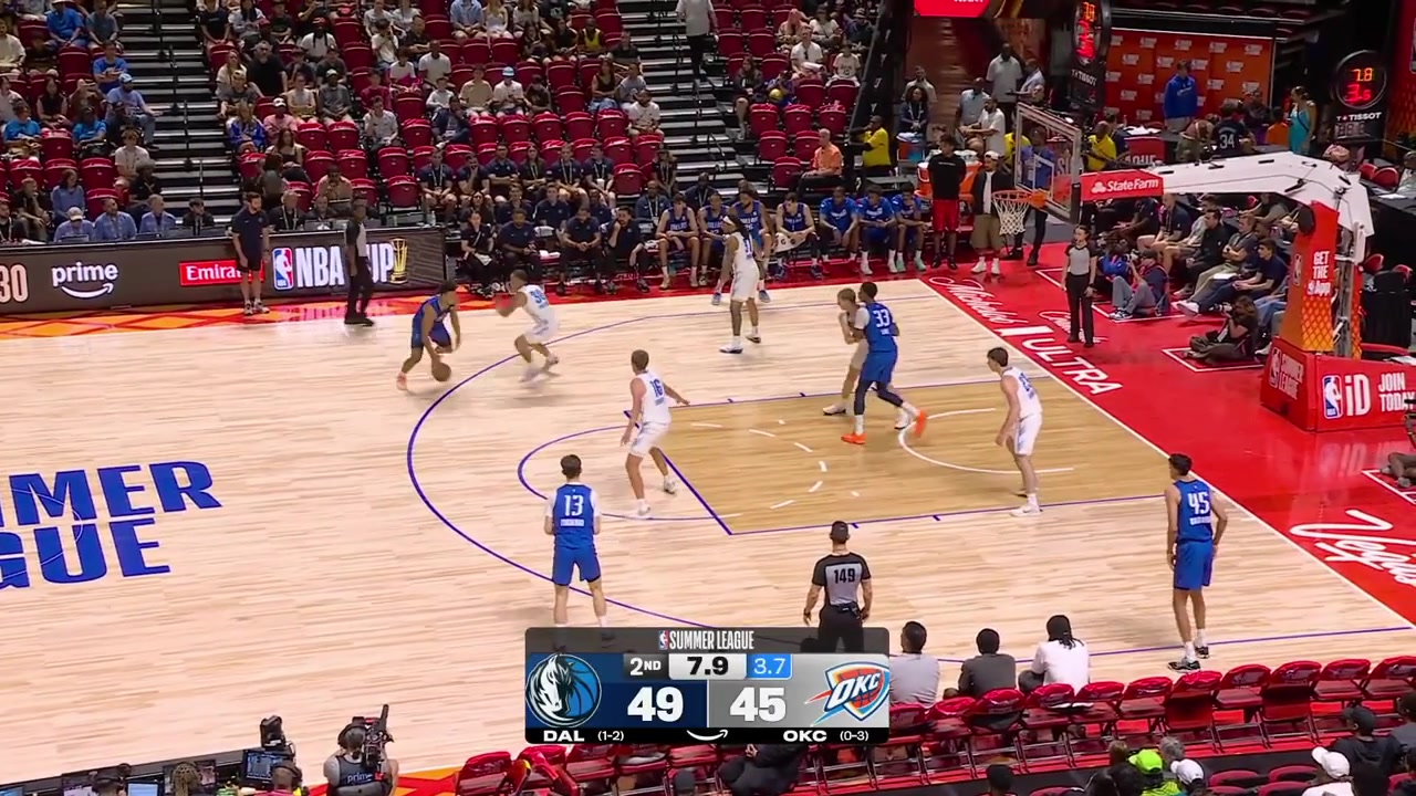 Lowlight Anthony Pritchard hits the jumbotron on the heave attempt with a replay