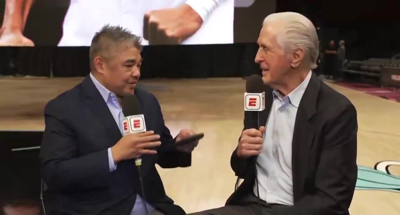 ESPN Pat Riley We've had conversations with Rich Paul and they were very good So if that happens and he LeBron wants to come to the 305we got a golf course The weather's nice Steve Kerr same thing down here And there's no state tax So that's a little better than California