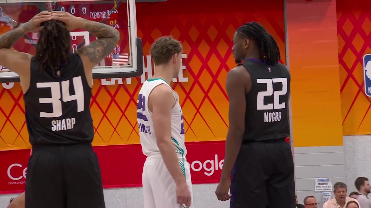 The Hornets vs Kings Las Vegas Summer League tip off got delayed due to a shot clock issue