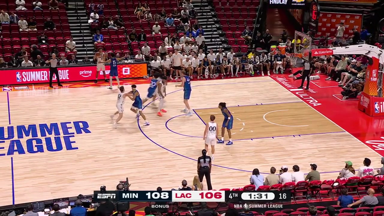 The final dramatic moments in the 4th quarter - Clippers vs Timberwolves as both teams go back and forth with no timeouts left for either teamKeaton Wagler almost makes the wild game-winner but the game is going to overtime
