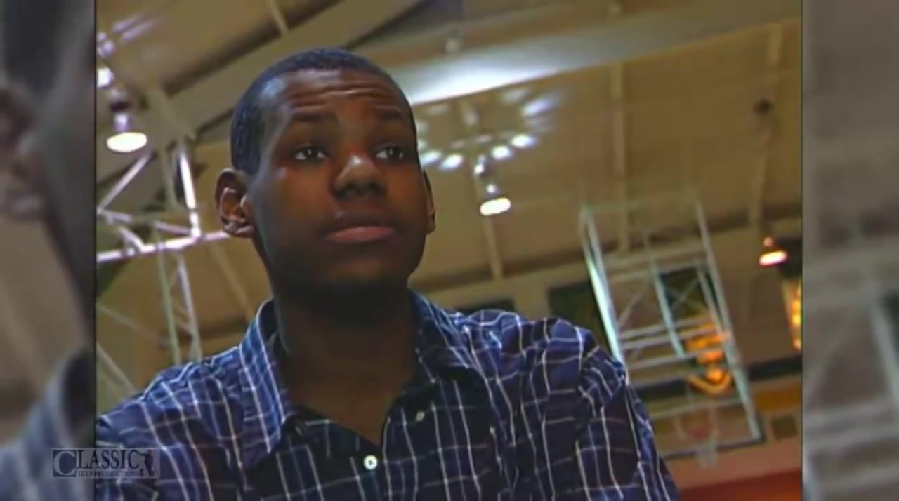 LeBron as a high school freshman being interviewed I want to be a role model When I get older I want little kids to look up to meBe who I am be friends with everybody and just help people who need help