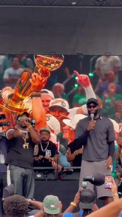 Jaylen Brown rapping in Boston with AAP Ferg and Lil Jon