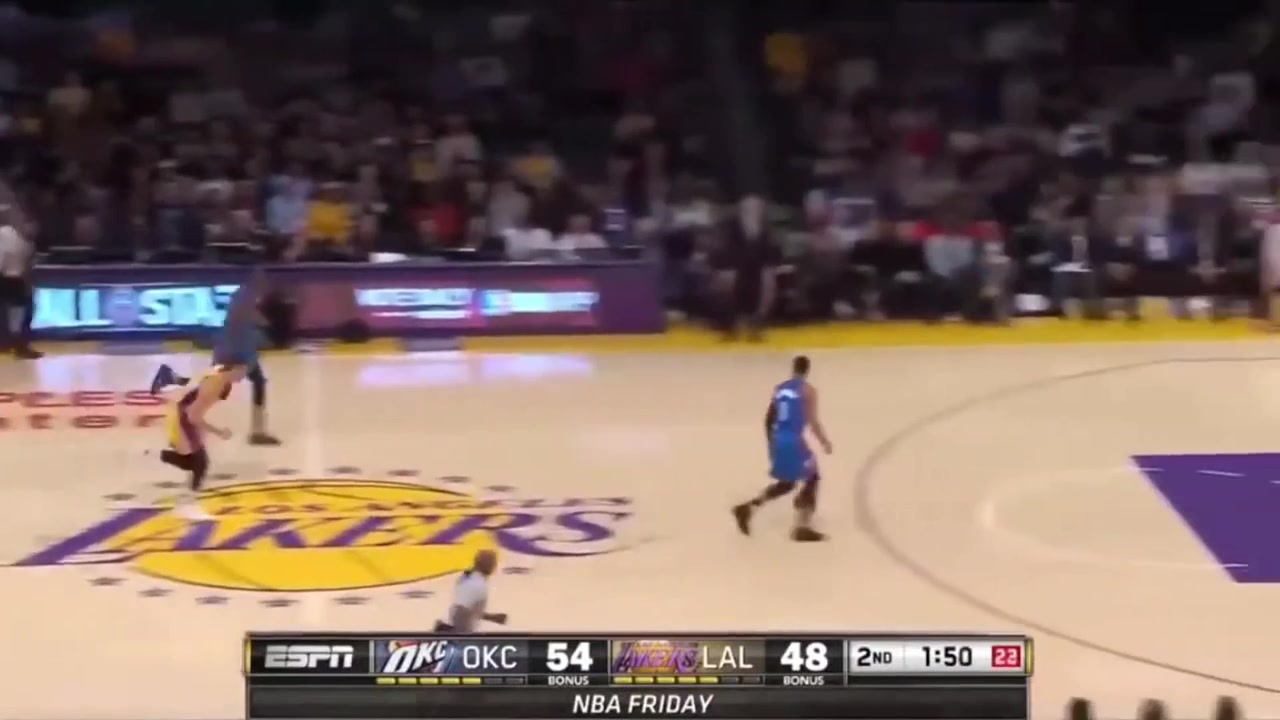 2016 Westbrook gives Lakers fans a glimpse of what would happen 6 years later