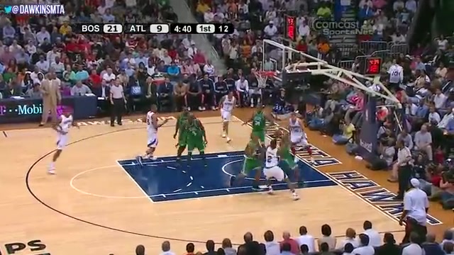 Joe Johnson scores 35 points in Game 4 vs 2008 Celtics to tie the series at 2-2