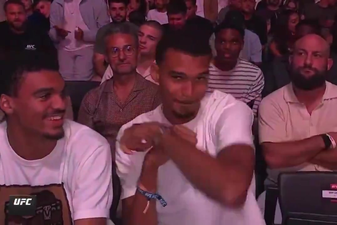 Wemby at the UFC fight