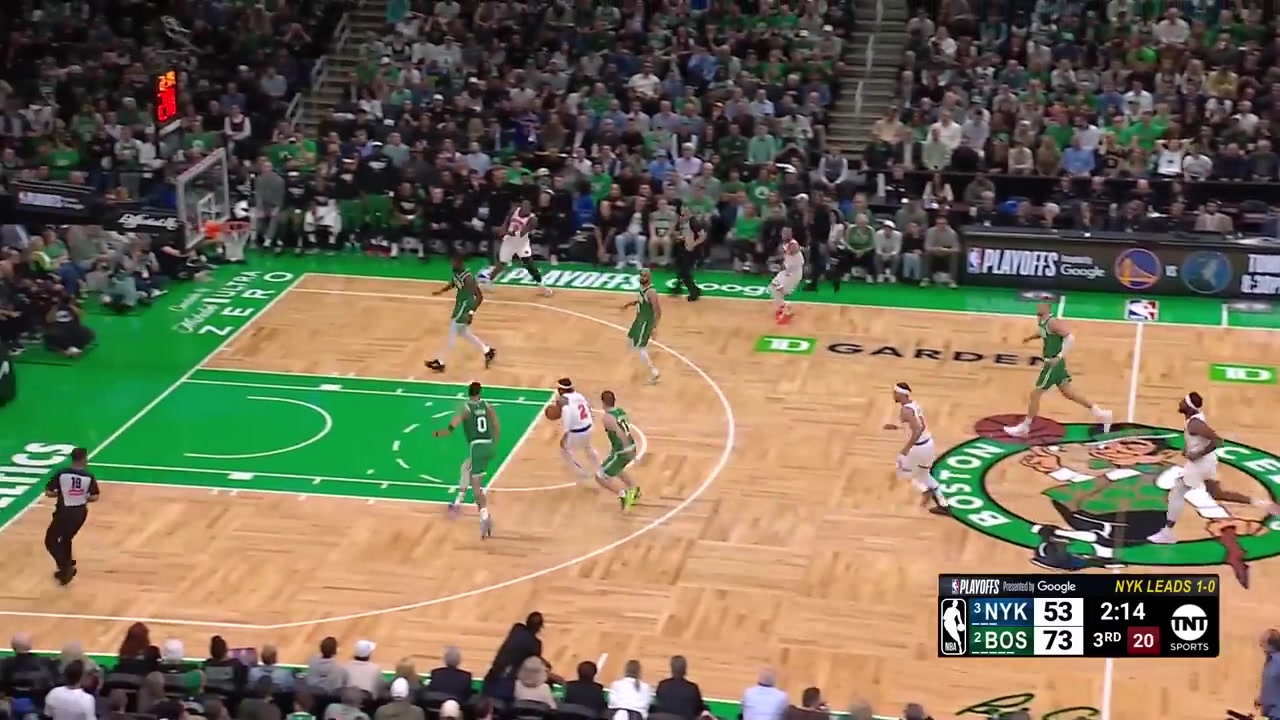 The Knicks comeback from down 20 points against the Celtics