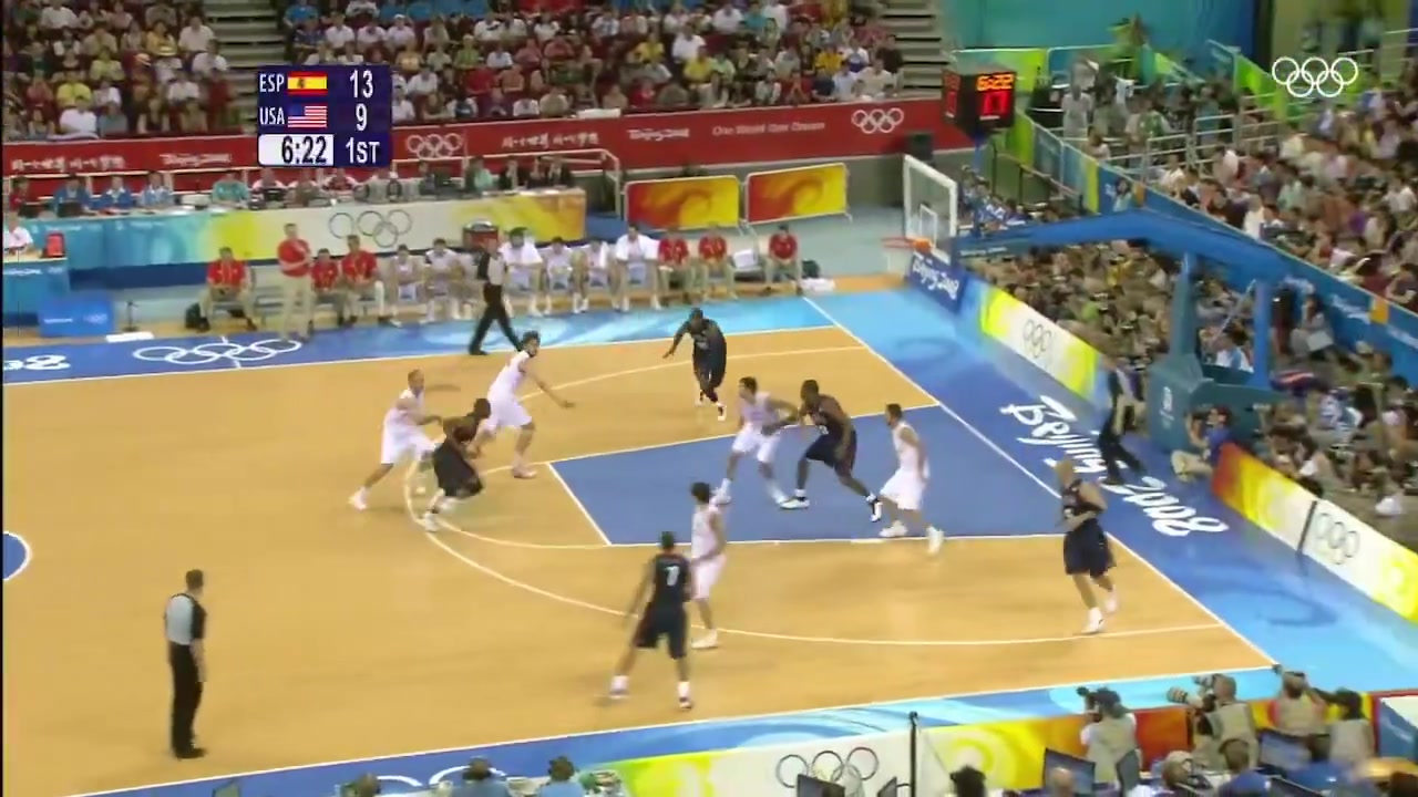 Dwyane Wade scores 27 points on 895 TS to help lead USA to Gold over Spain 2008