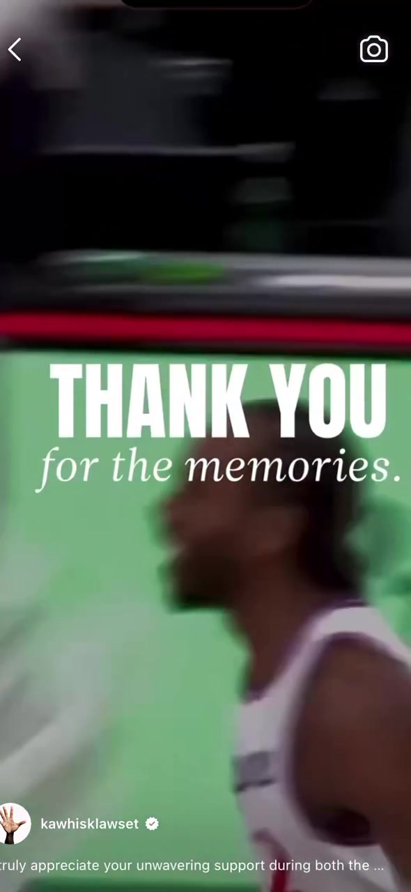 Kawhi Leonard says goodbye to the LA Clippers I truly appreciate your unwavering support during both the highs and lows Thank you Clip Nation