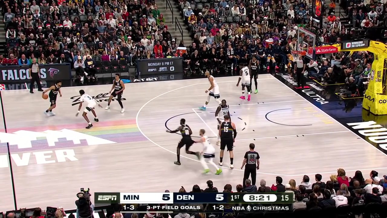 Jamal Murray navigates into the mid-range and knocks down the jumper