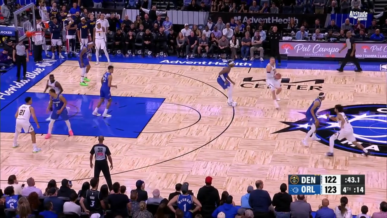 Jamal Murray with the dribble-drive and clutch late-game bucket to force a Magic timeout