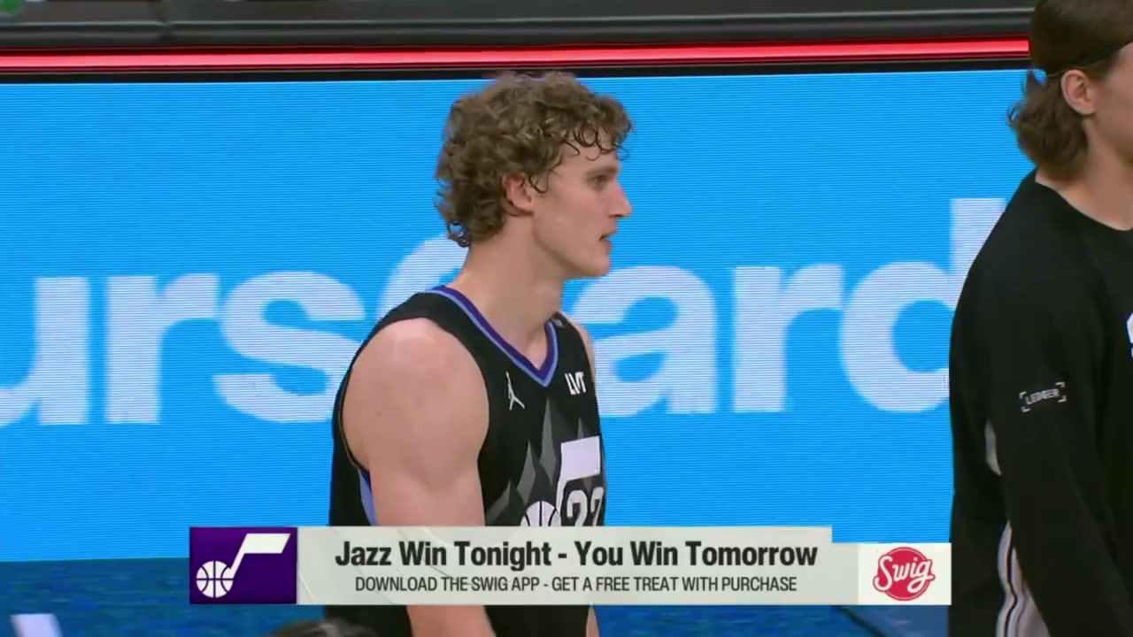 Walter Clayton Jr full postgame interview on the court after the 127-113 win over the Spurs