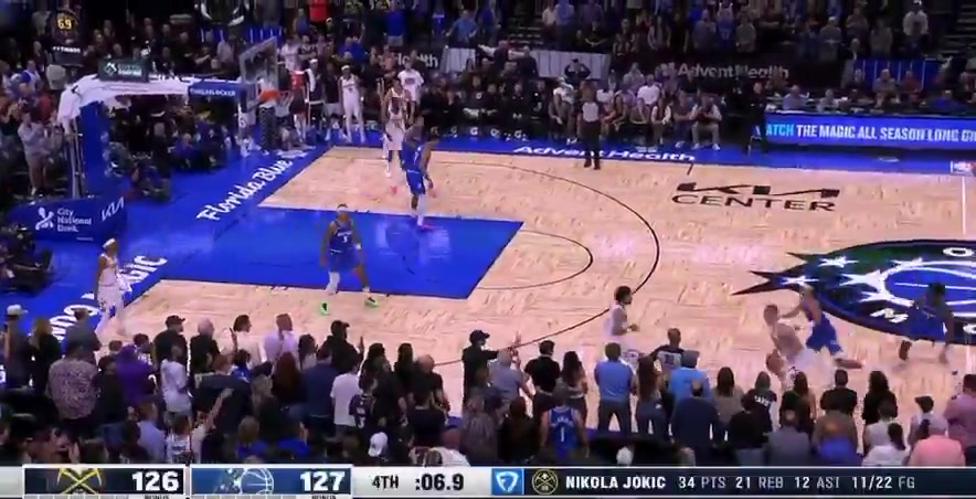 According to the NBAs 2-minute report the officials missed a foul on Orlando in the closing seconds last night They admit foul should have been called on Anthony Black raking Jamal Murrays arm
