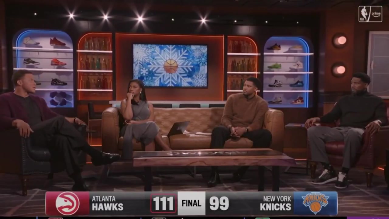 Blake Griffin on the Hawks with Trae Young In todays NBA you're seeing it with the Lakers It is really hard to play somebody who is a mismatch defensively and I mean that on the bad end