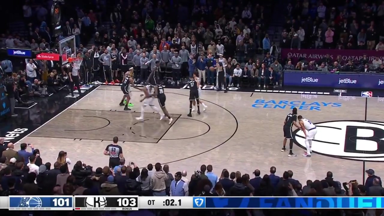 Paolo Banchero banks in the game-winner buzzer-beater 3 in overtime and the Magic win with replays Magic and Nets commentaries