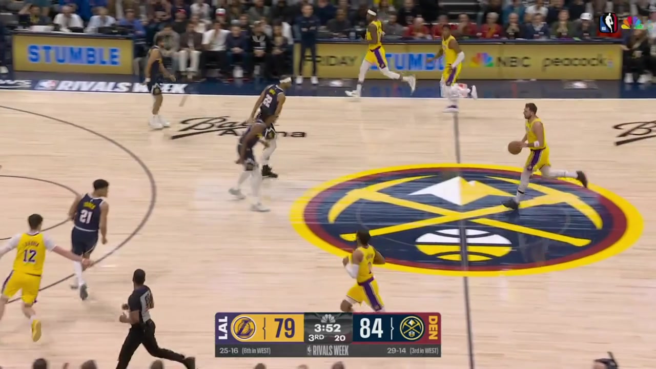 Luka Doncic drives spins and scores to give him 32 points