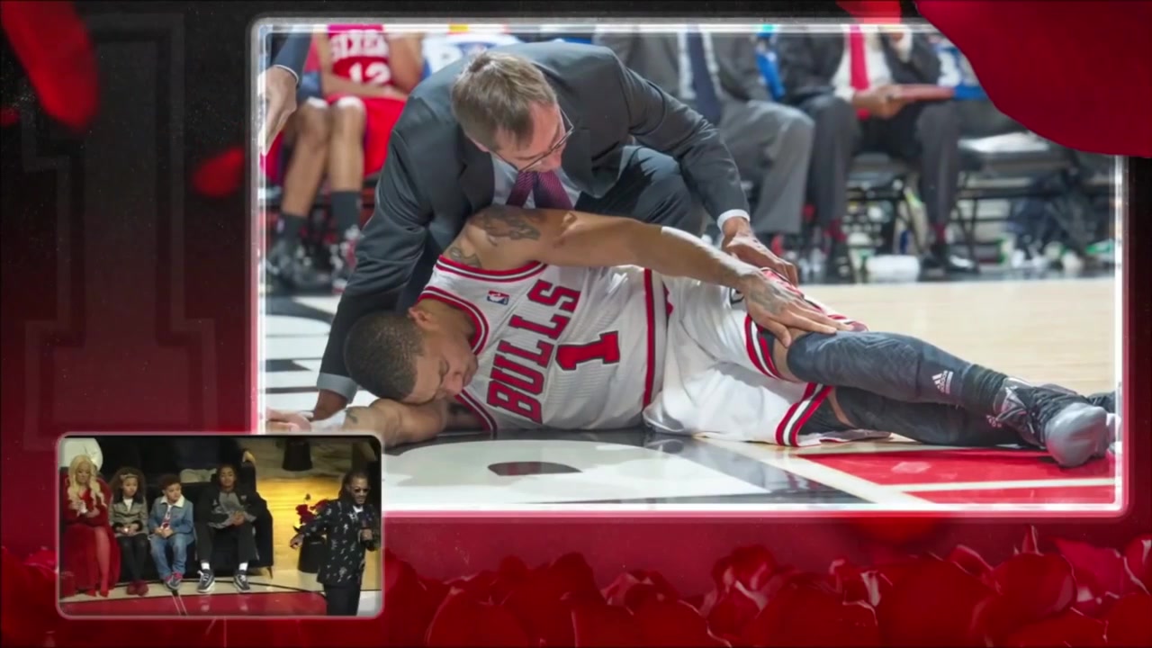 D Rose talks ACL and Thibs at jersey retirement A lot of people don't like Thibs because of that they look at Thibs as the injury But I'm here to say fuck that Thibs was the first coach that made me feel special I used to do shit in games just to make sure he saw on tape between me and him