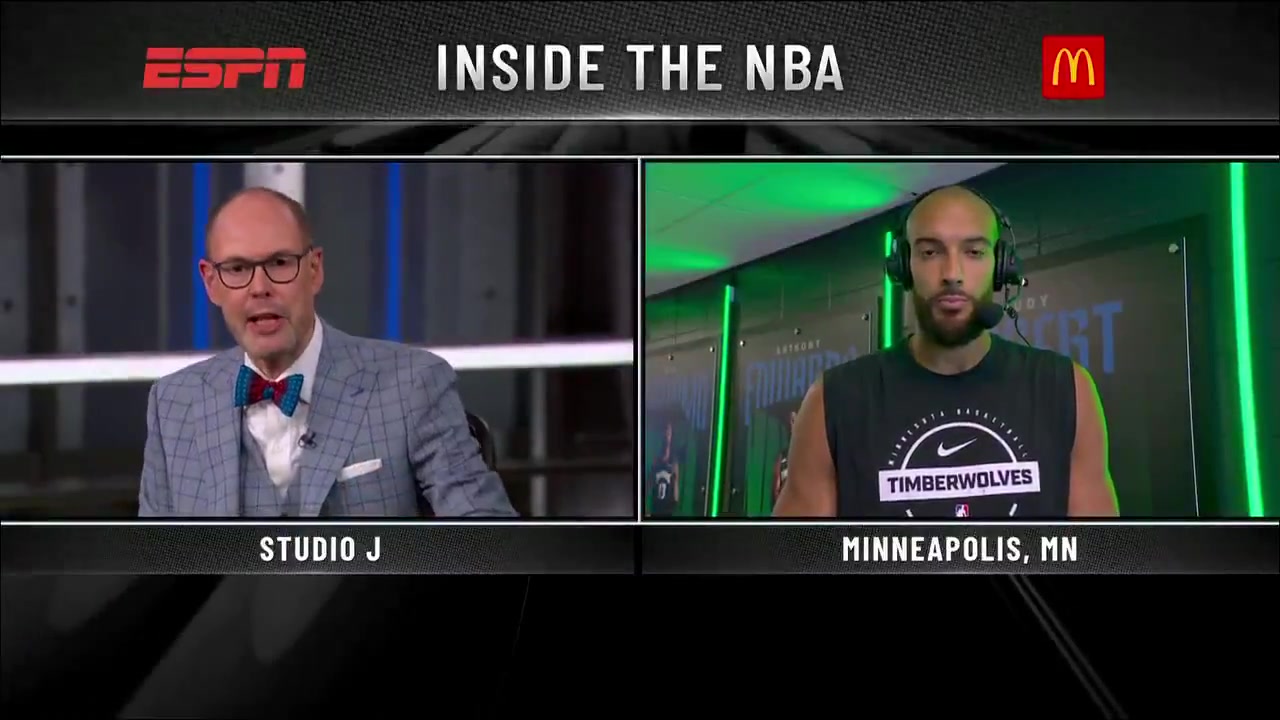 Inside the NBA Rudy Gobert joins Inside the NBA after the Timberwolves take a commanding 3-1 series lead